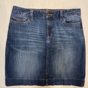 Eddie Bauer Denim Miniskirt Size 6 T